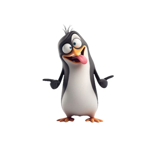 Goofy Penguin Stickers icon