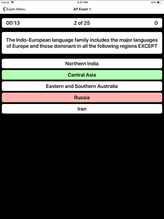 AP Human Geography Prep iPad screenshot