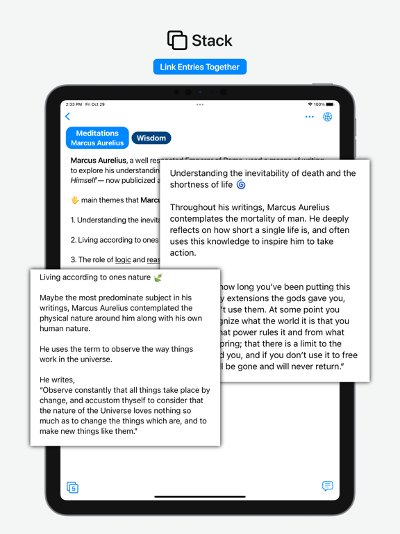 Enter: Take Notes, Shape Ideas iPad screenshot 7 - Productivity app