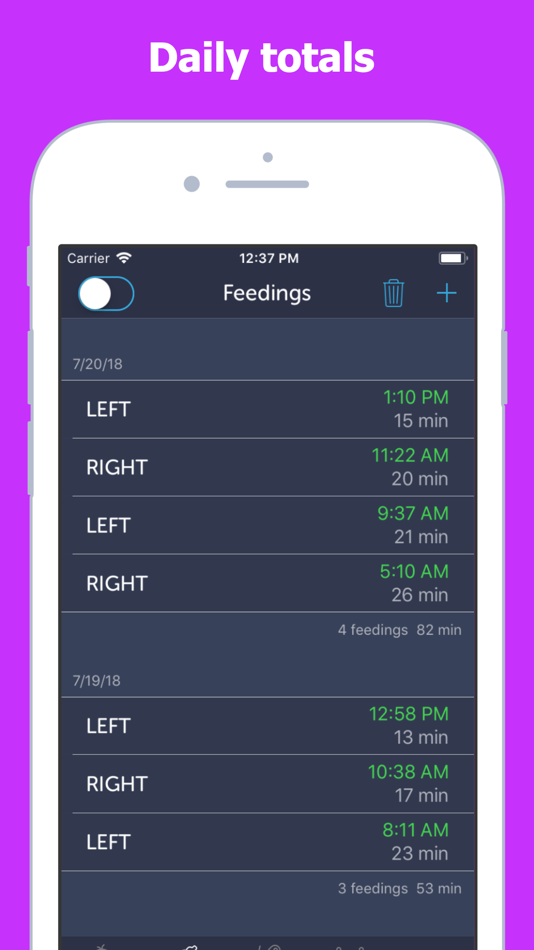 #2. Baby Feeding Log (iOS) 作者: Aron Beaver