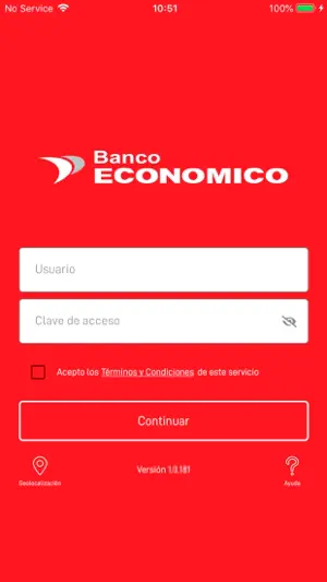 Banco Económico screenshot 1