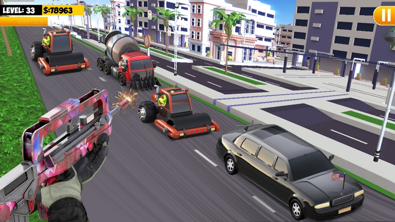 Juego de disparos de coches screenshot 3