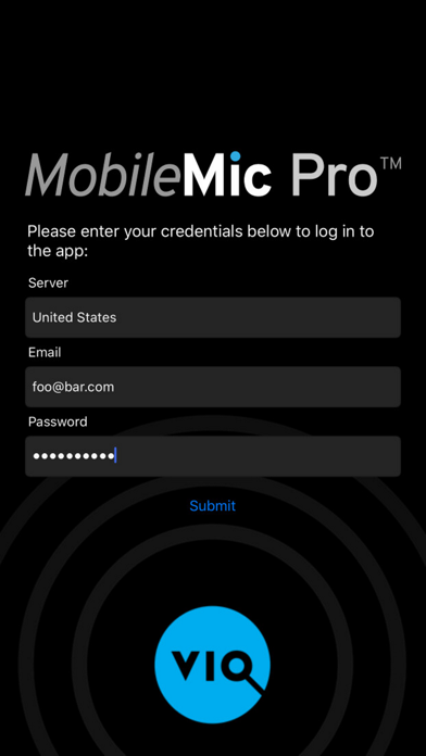 Screenshot #1 pour MobileMic Pro