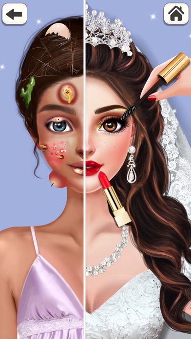 Wedding Dress Up Makeup Salon Screenshot