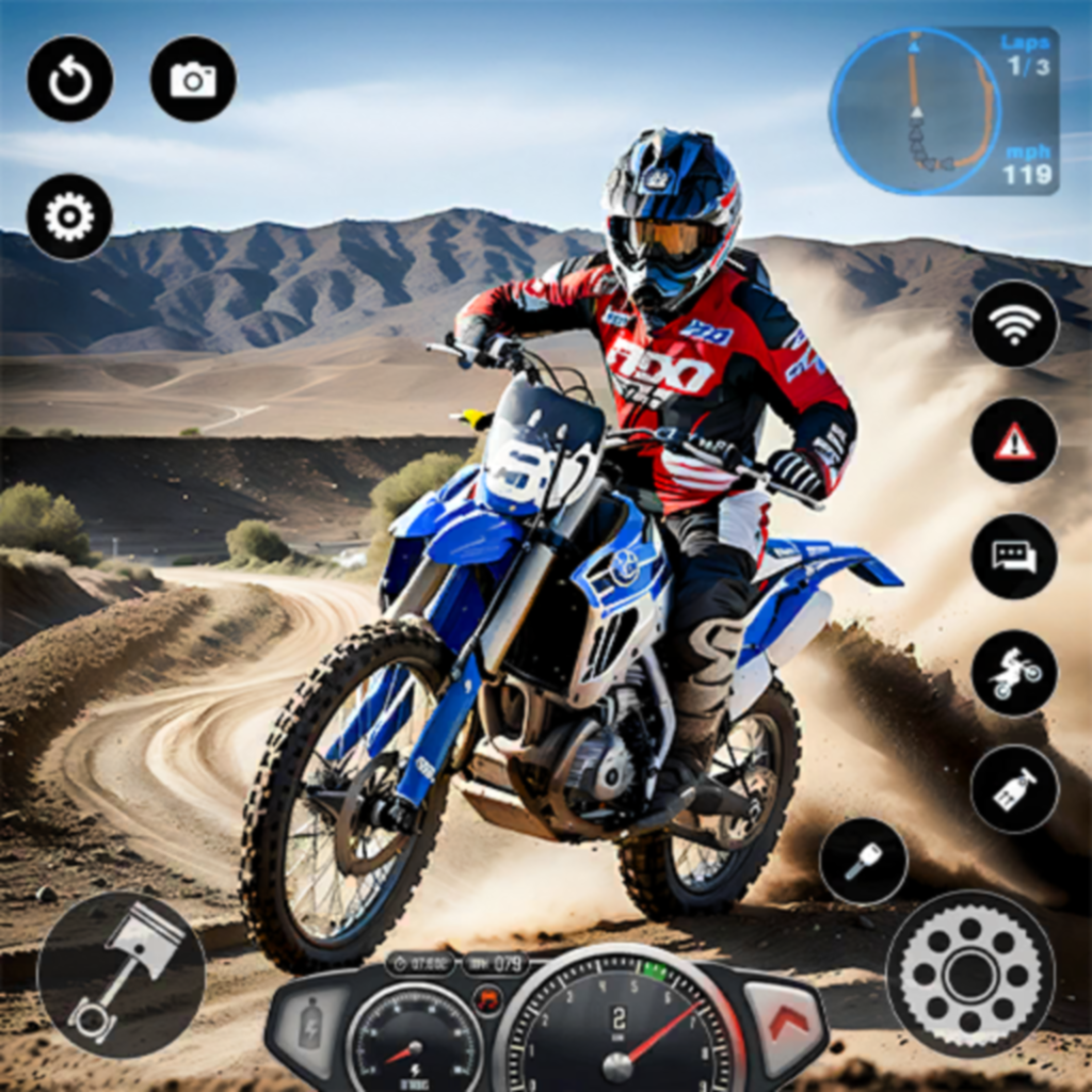 Get Dirt Bike Racing Simulator 3D for iOS, iPhone, iPad Aso Report