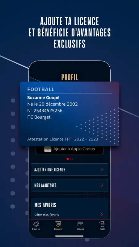 myFFF | Équipes & Compétitions screenshot 6 of 6