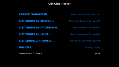 Screenshot #3 pour City Char Tracker