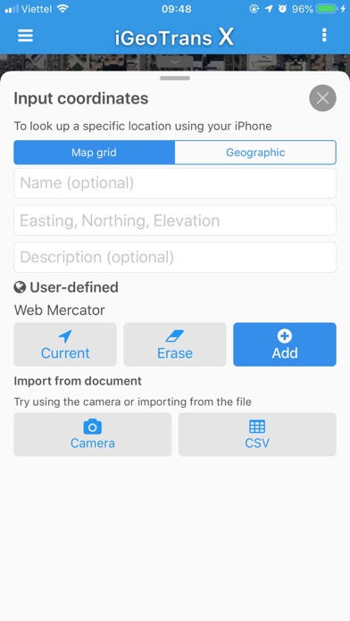 Screenshot #1 pour iGeoTrans X