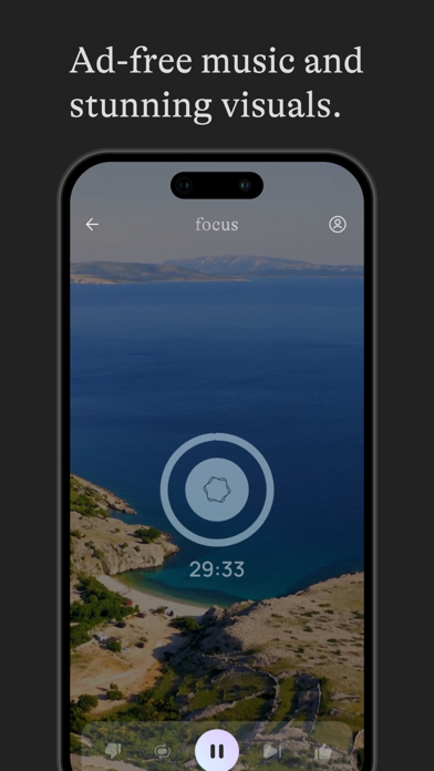 Zentra: Focus Music & Timer Screenshot