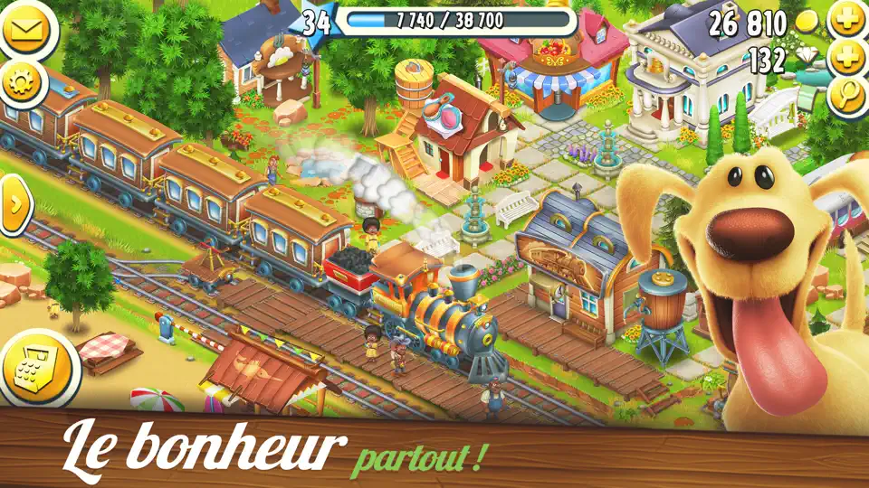 Capture d'écran de Hay Day sur iPhone 4