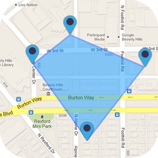 GPS Fields Area Measure On Map iOS App