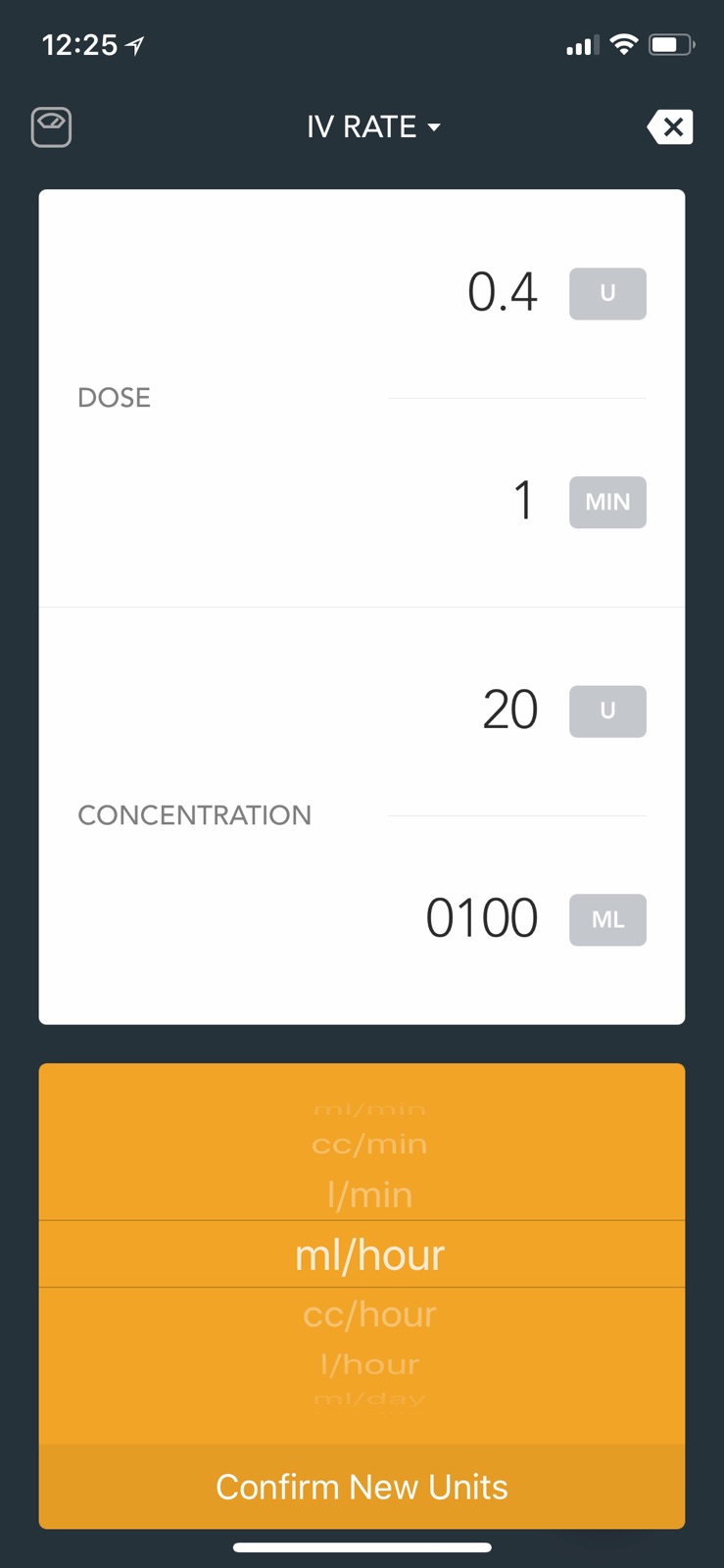 Drug Infusion - IV Medications iphone screenshot 1