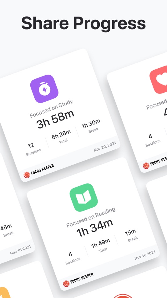 #7. Focus Keeper - Pomodoro Timer (iOS) Bởi: PIXO Incorporation