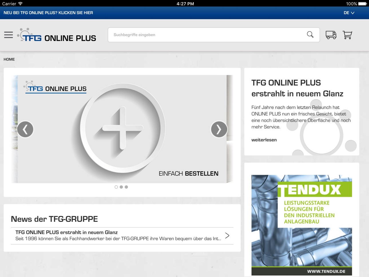 iPad screenshot