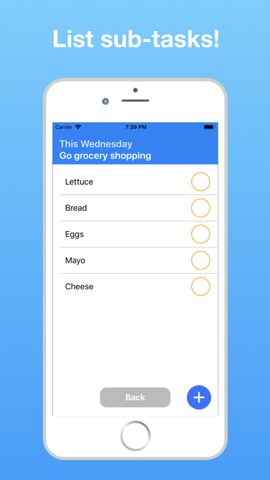 This Week: Weekly Task Planner iPhone screenshot 4 - Productivity app