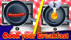 School Breakfast:Cooking games screenshot 1