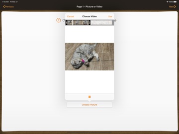 Pictello Visual Stories iPad screenshot