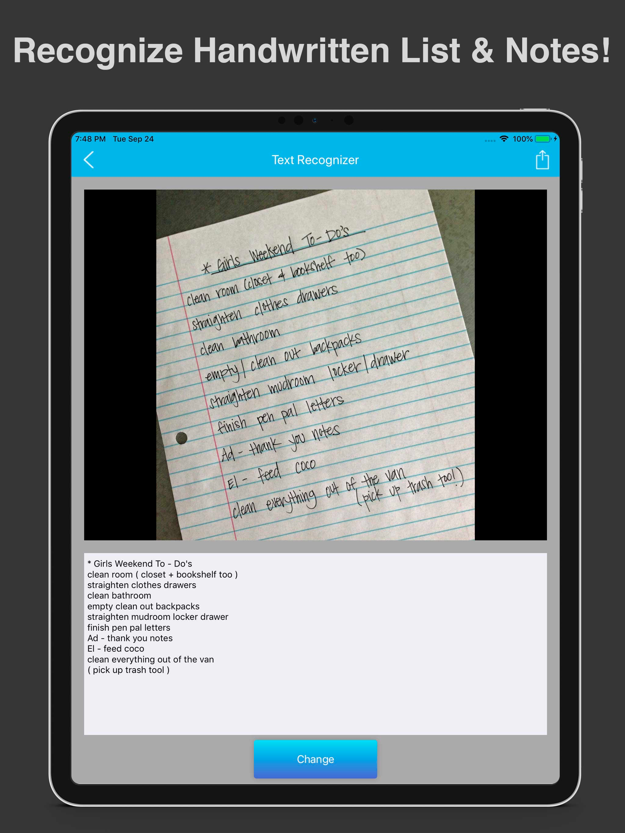 Best Handwritten Notes Reader screenshot 5