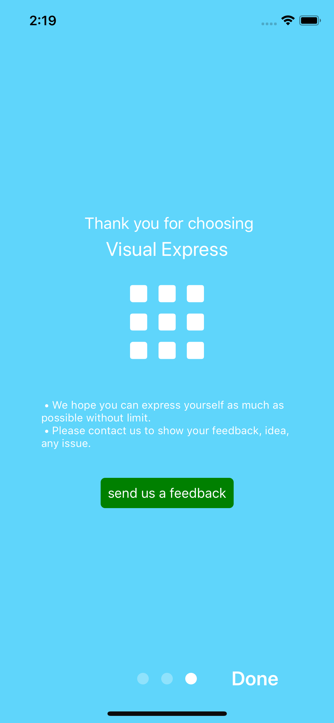 Visual Express screenshot 4