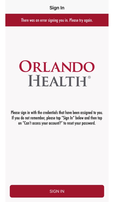Orlando Health Mobile Screenshot