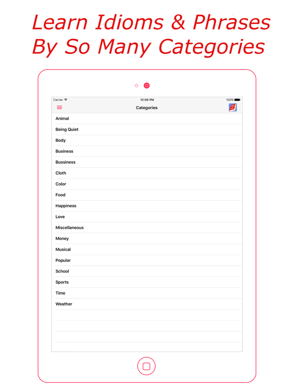 Screenshot #6 pour Idioms & Phrases (English)