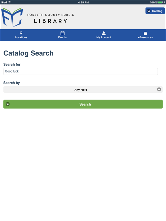Screenshot #4 pour Forsyth County Public Library