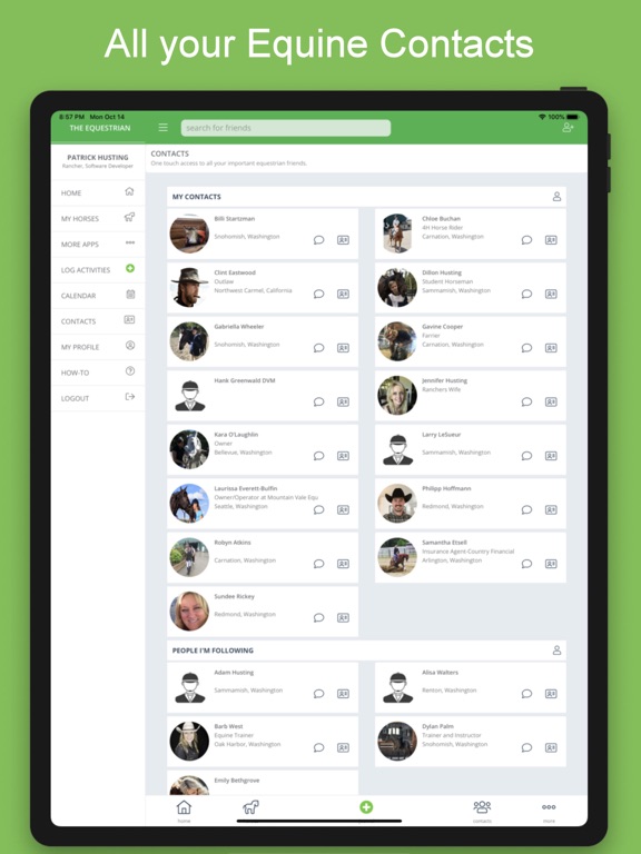 Equestrian App iPad screenshot 6 - Sports app