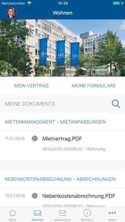 LEG Mieter App