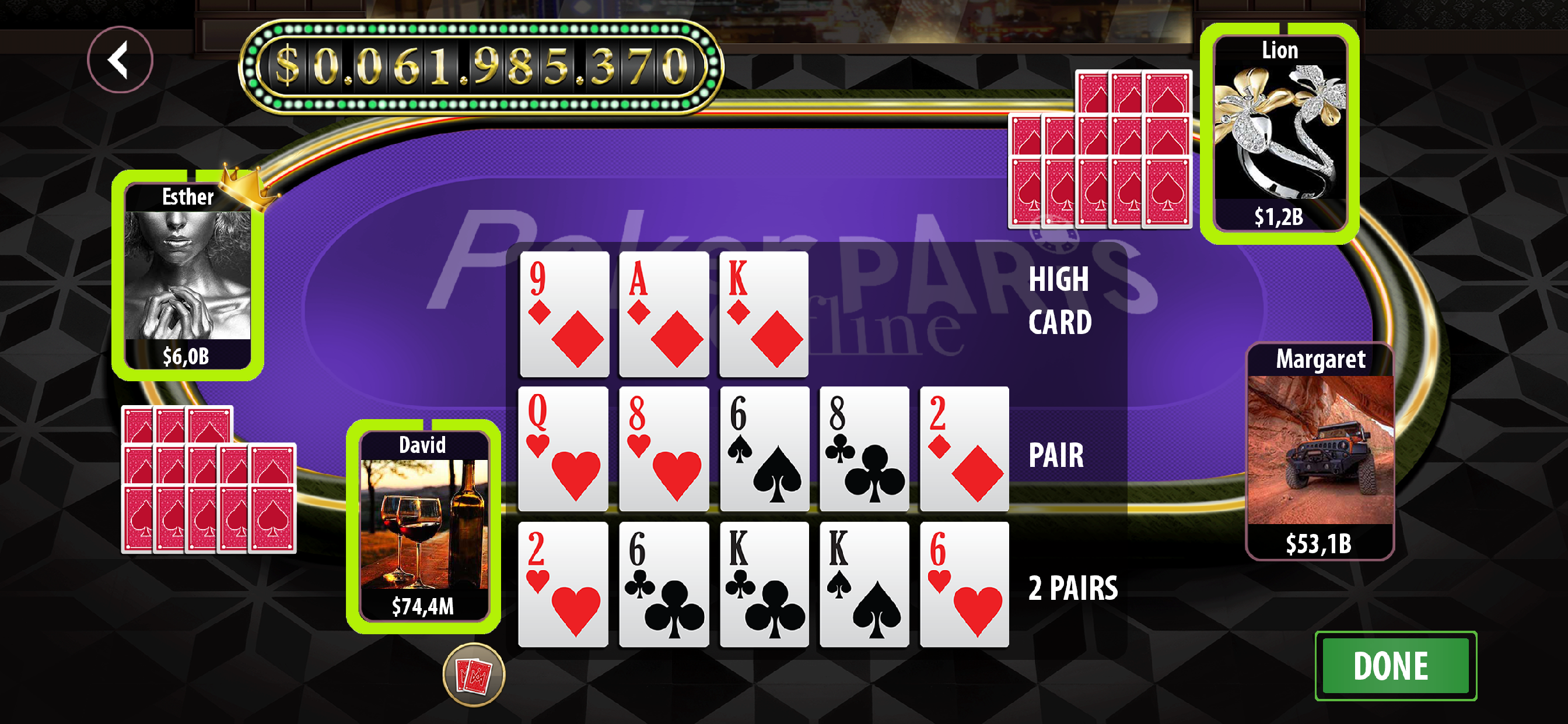Poker Paris - danh bai offline