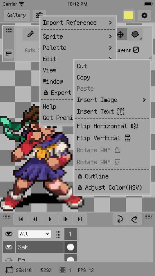#2. Resprite: pixel art studio (iOS) 来自: Fengeon
