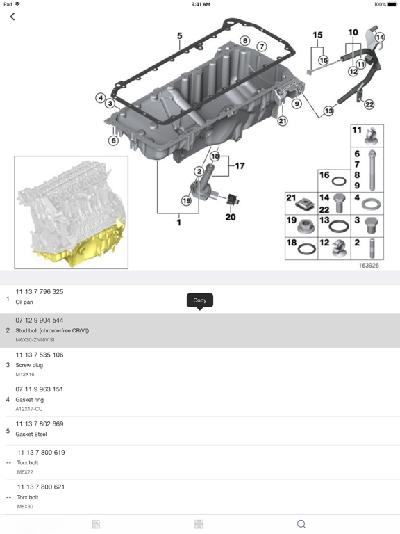 Screenshot #4 pour Car parts for BMW diagrams