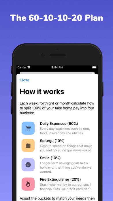 Money Buckets screenshot 5