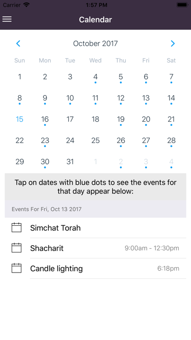 Shaarei Tzedec Congregation Screenshot 3 - AppWisp.com Shaarei Tzedec Congregation Screenshot 3 - AppWisp.com