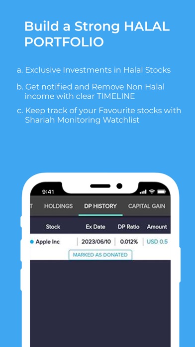 Islamicly- Halal Stocks & Gold Screenshot