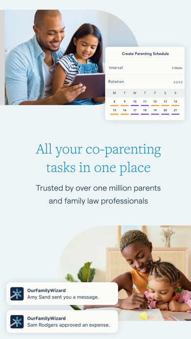OurFamilyWizard Co-Parent App Screenshot