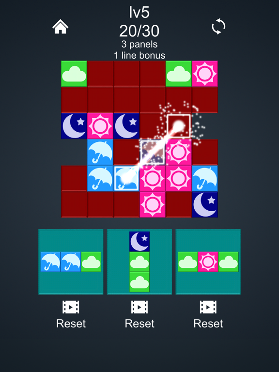 Weather Match Puzzle iPad screenshot