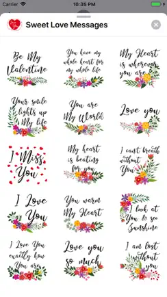 Sweet Love Messages iPhone image 2