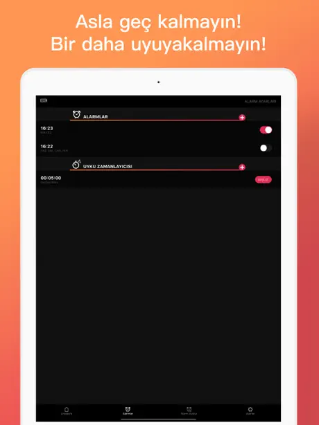 Çalar Saat - Radyo Alarm Saati
