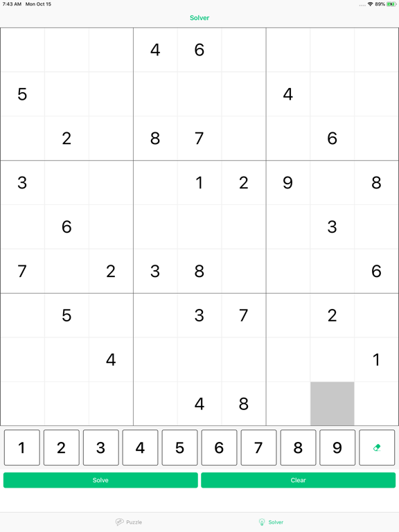 Sudoku & Solver! iPad screenshot
