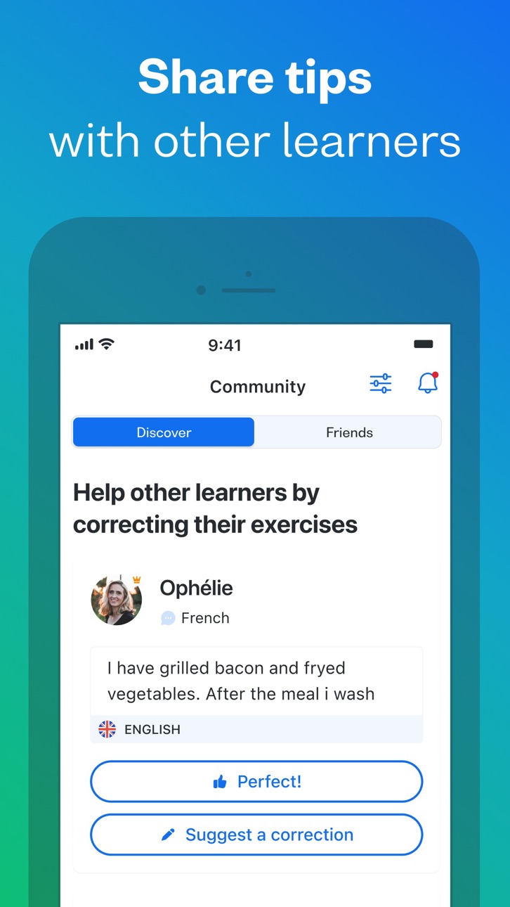 Busuu Language Learning Modded screenshot 6 - iOS app interface