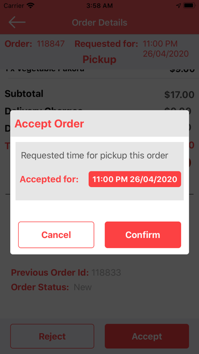 Order Meal Restaurant Screenshot