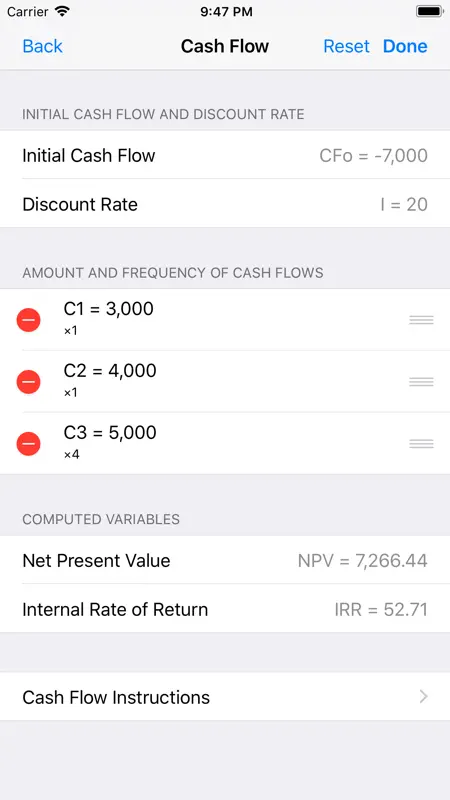 Financial Calculator++ screenshot 8 of 10