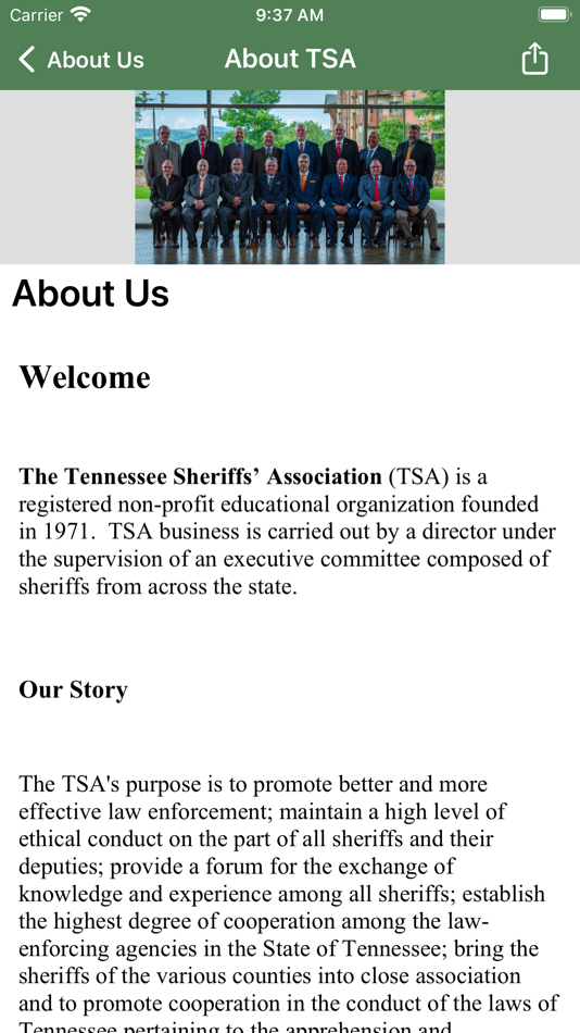 #2. TN Sheriffs Association (iOS) By: TENNESSEE SHERIFFS' ASSOCIATION INC