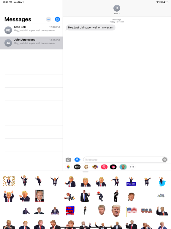 Screenshot #5 pour Trump Stickers and Trumpmoji
