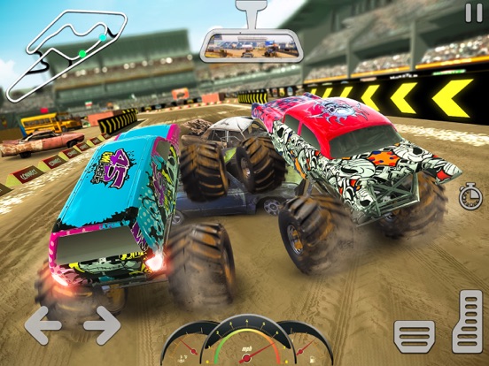 Monster Truck Offroad Race Jam iPad screenshot 6 - Games app