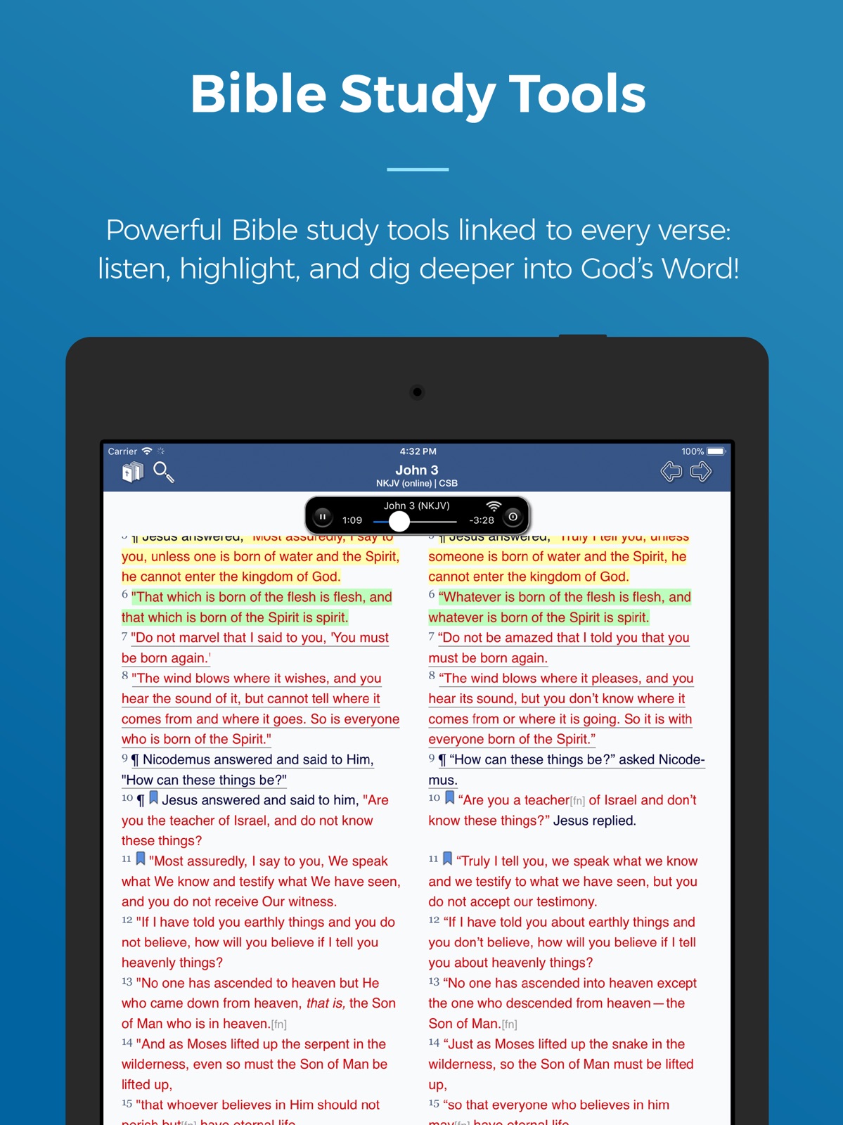 Blue Letter Bible ipad screenshot 1