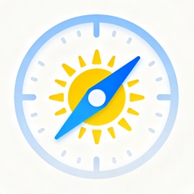 指南针 - 经纬度测量，定位东南西北