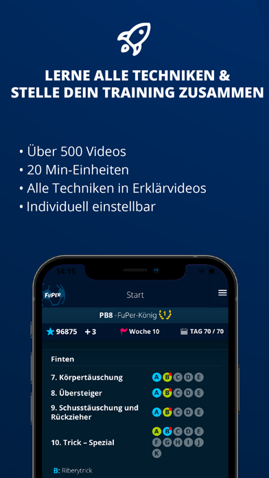 Screenshot #2 pour FuPer - Profi Fußballtraining