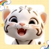 Colorful flowers Play icon