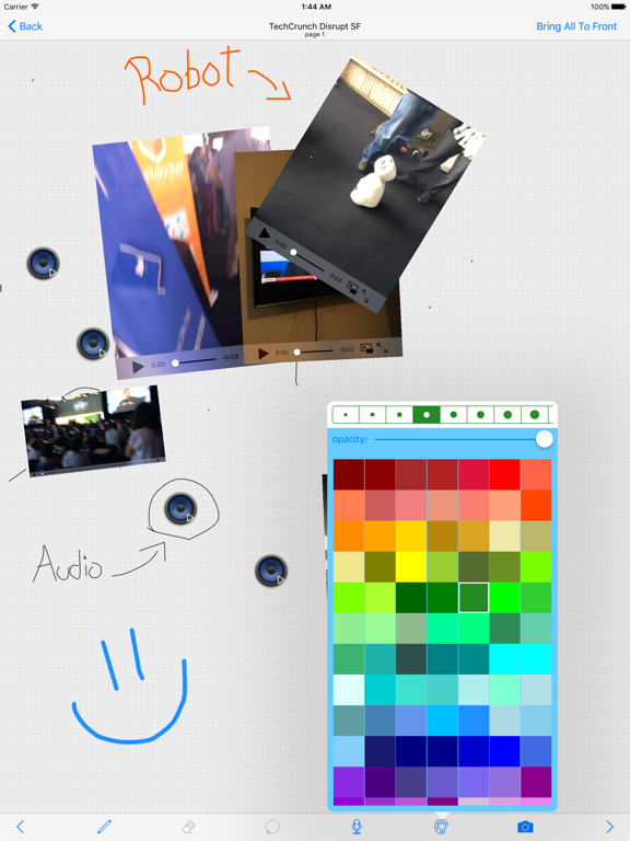 eJournal Pro iPad screenshot 6 - Productivity app